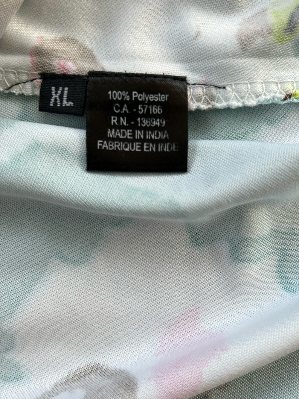 Teal Floral Print Tank Dress - Picture 7 of 7